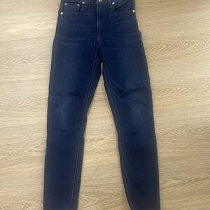 RAG & BONE high rise denim ankle skinny